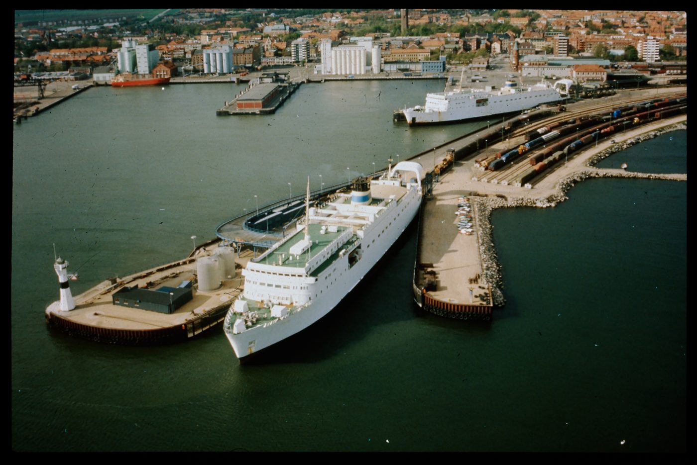 Ferry terminal at Trelleborg in southern Sweden