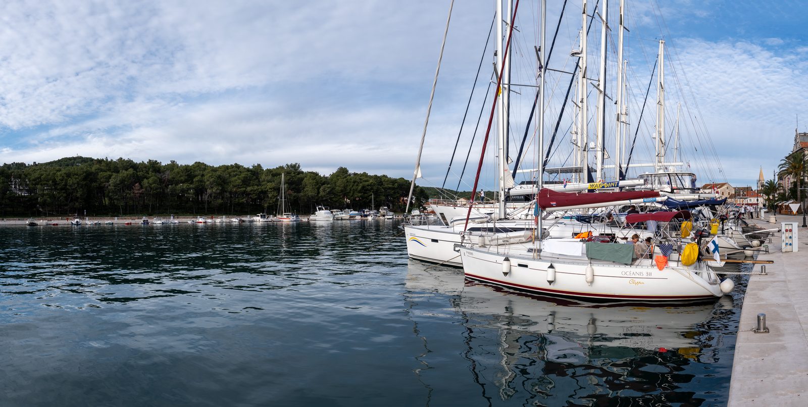 Dalmatian islands — clear turquoise Adriatic and green islands