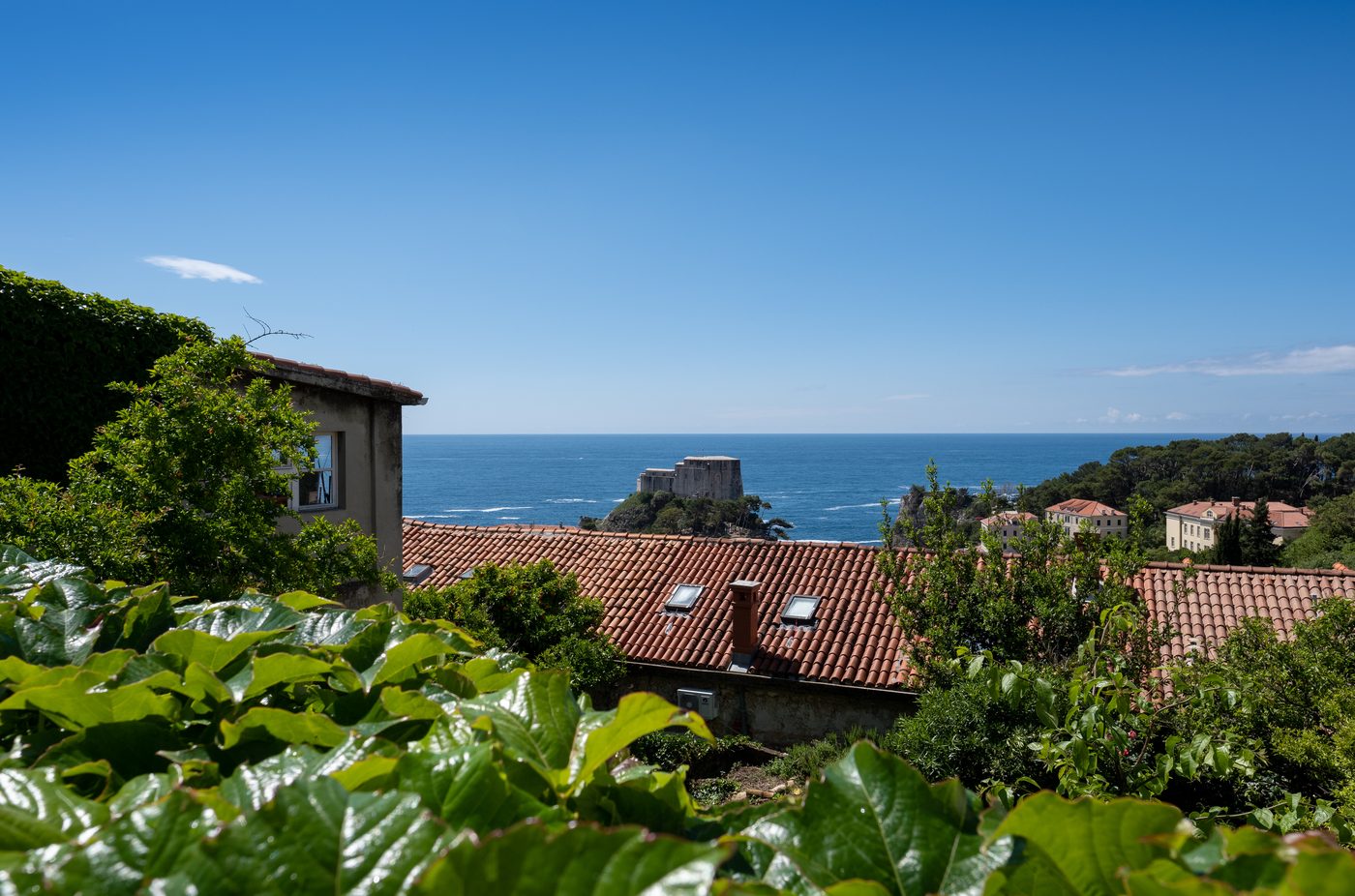 Fort Lovrijenac på klippen ud mod Dubrovniks gamle havn