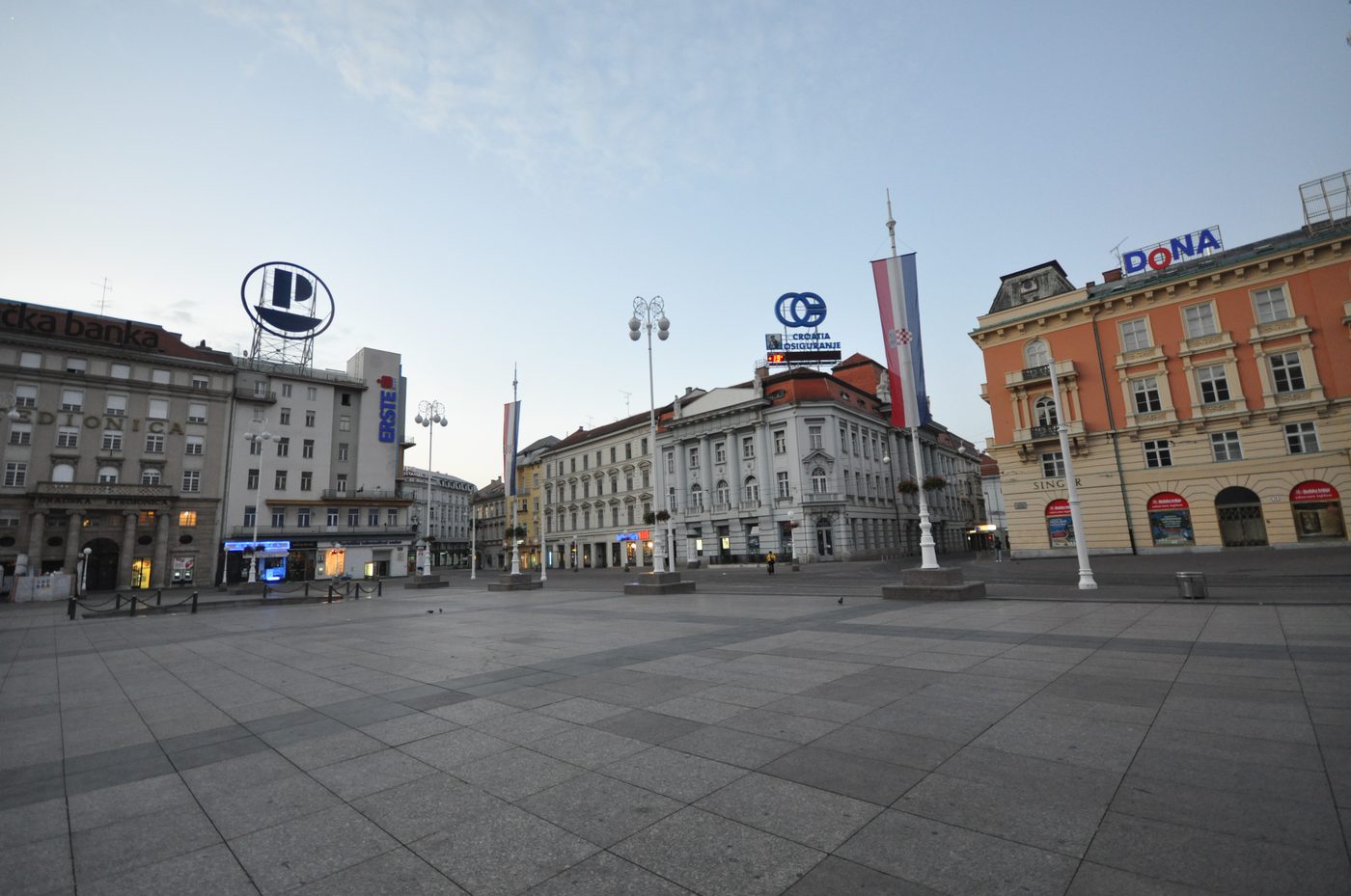 Ban Jelačić-pladsen i centrum af Zagreb