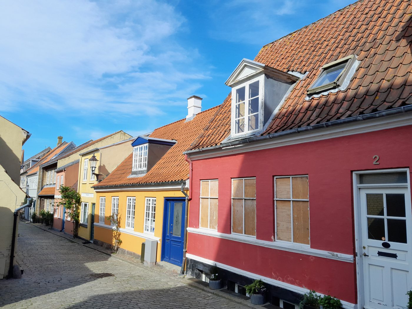 Bøjestræde — an old cobbled lane in Faaborg, south Funen
