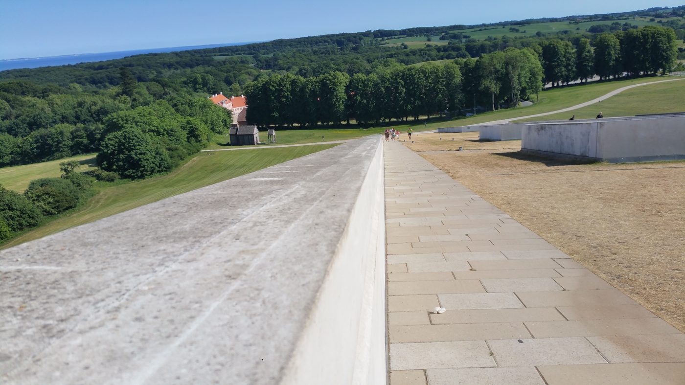 Moesgaard Museum, Aarhus — striking building with a sloping grass roof you can walk on