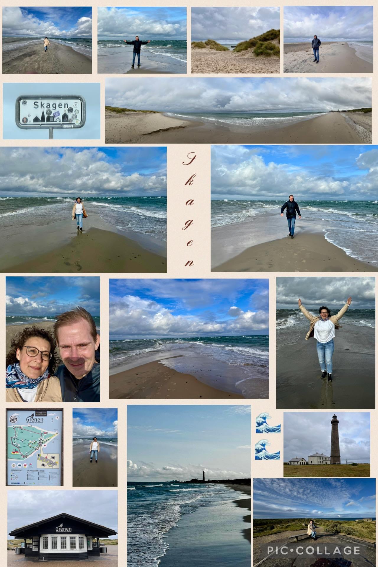 Hirtshals Fyr — large white lighthouse from 1862 above the ferry harbour
