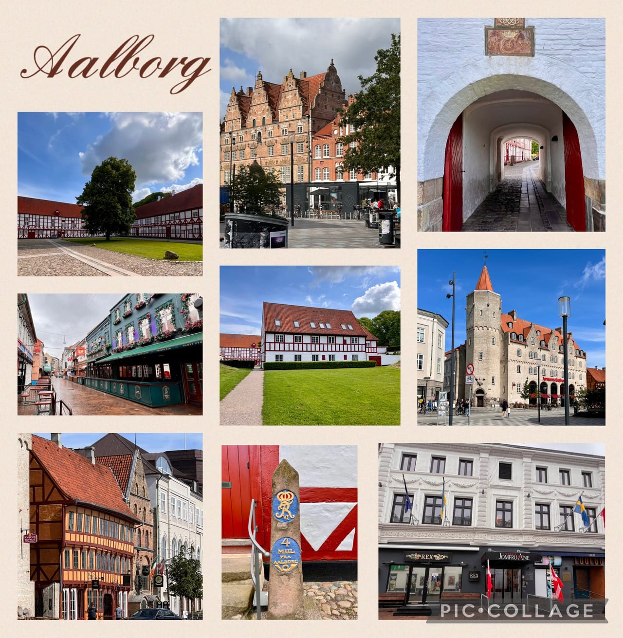 Aalborg historic core — Jens Bangs Stenhus and the renaissance square