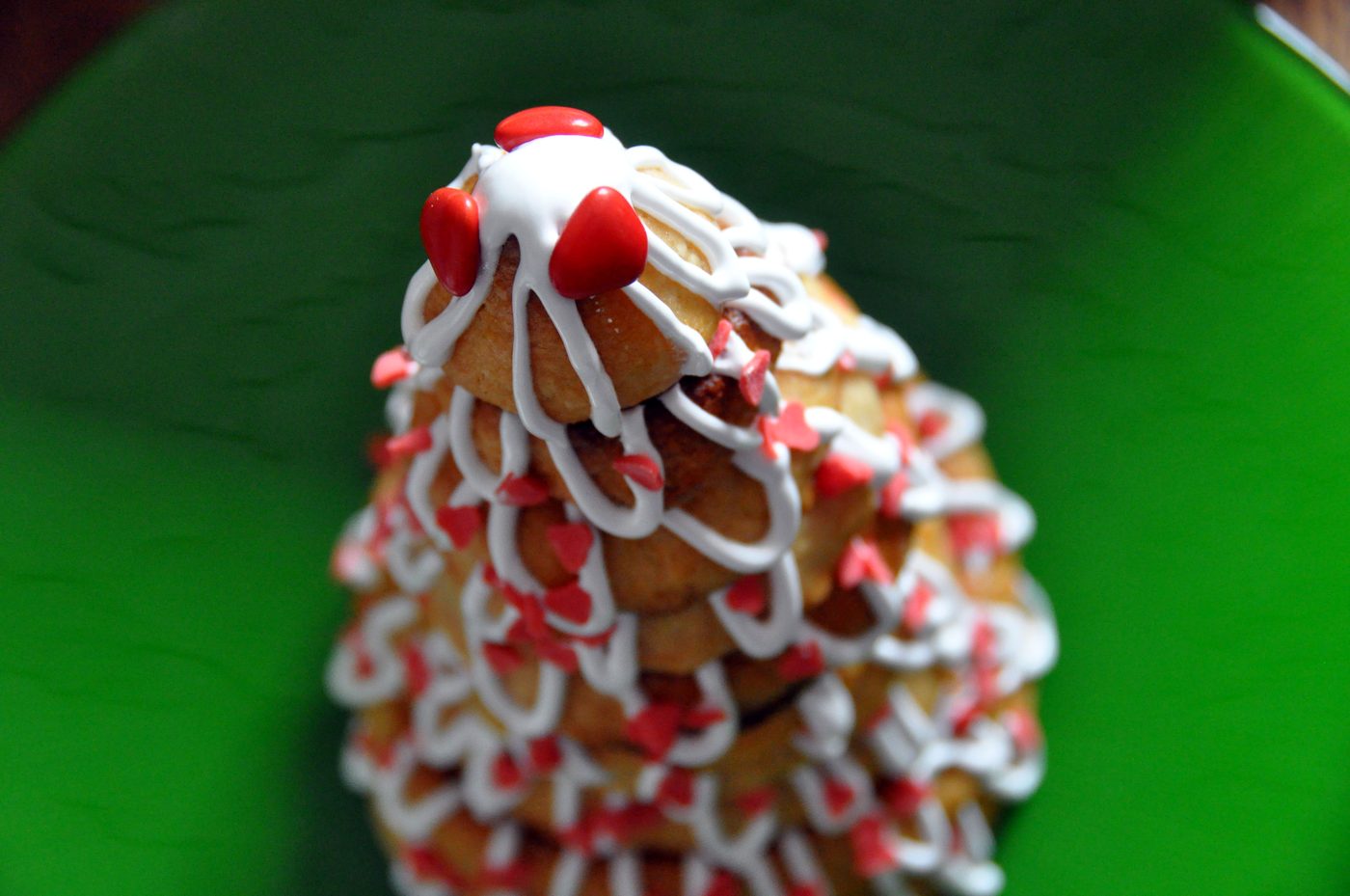 Kransekage — tall ring-stacked Danish almond cake — the celebration centrepiece of a sønderjysk kaffebord